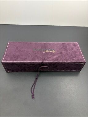 Pandora Purple Suede Jewelry Box Embossed Logo 3 Storage Trays